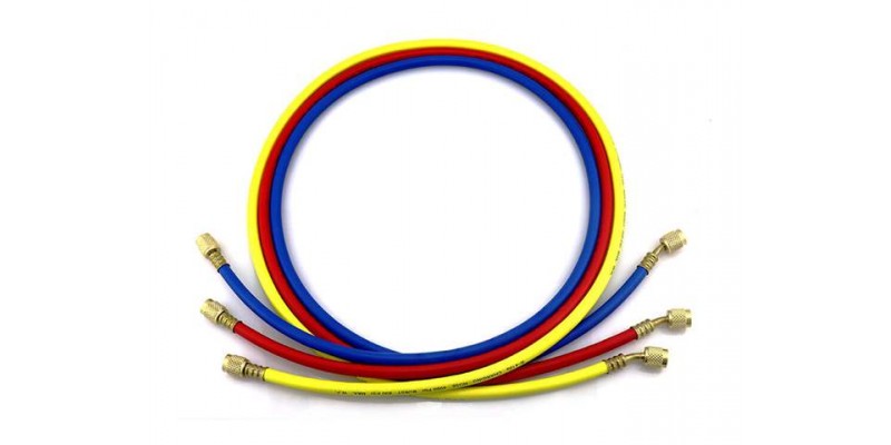 Комплект маркучи за фреон 1/4" - 150 cm R22, R134 Комплект маркучи за фреон 1/4" - 150 cm R22, R134