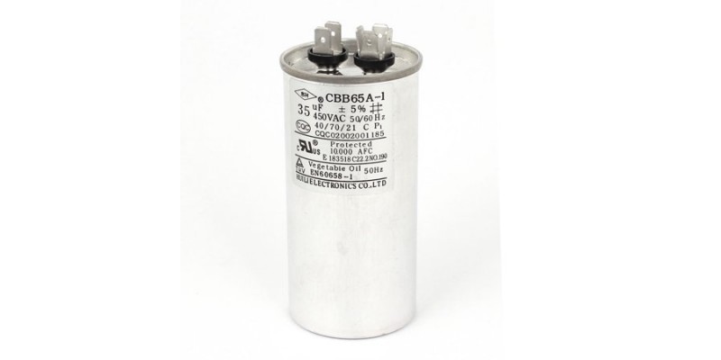 Кондензатор за климатик работен 40 μF, ±5%, 440V AC Кондензатор за климатик работен 40 μF, ±5%, 440V AC
