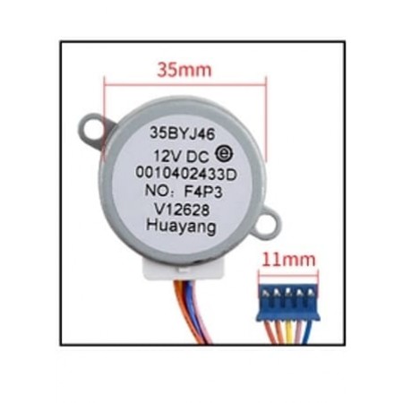 Стъпково моторче за клапа на климатик 35BYJ46 12V DC