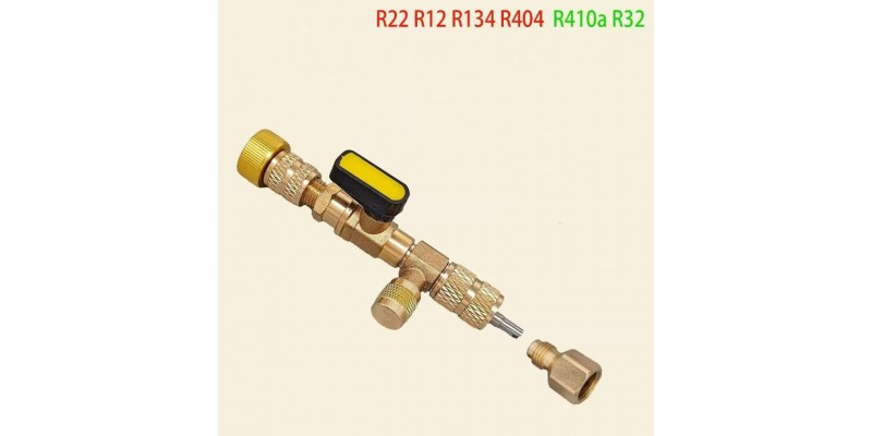 Кран за подмяна на игли под налягане 1/4 ( R22 ) и 5/16 ( R32 )