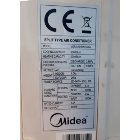 Конвенционален климатик Midea MSR3-09HRN2