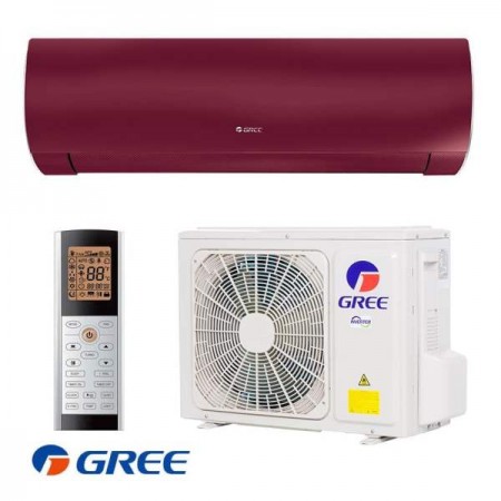 Инверторен климатик Gree Fairy II GWH12ACC-K6DNA1F - Червен 12000 BTU