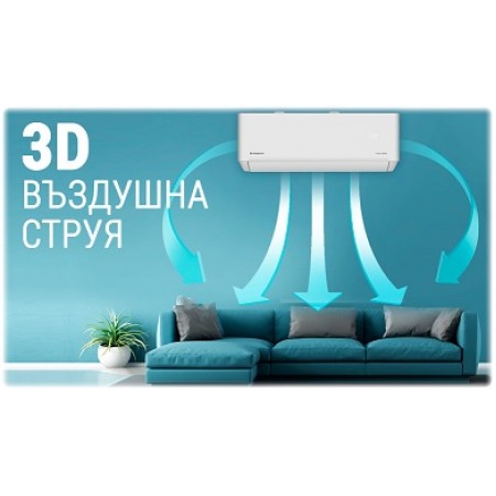 Инверторен климатик Nippon NPC 09 T-PRO NORDIC 9000 BTU – отопление при –25°C, Wi-Fi управление